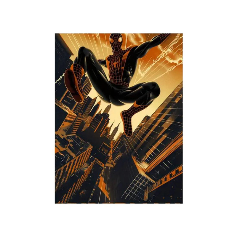 Framed Spiderman Wall Art Poster  (30x40cm) - 1 Piece - ملصق